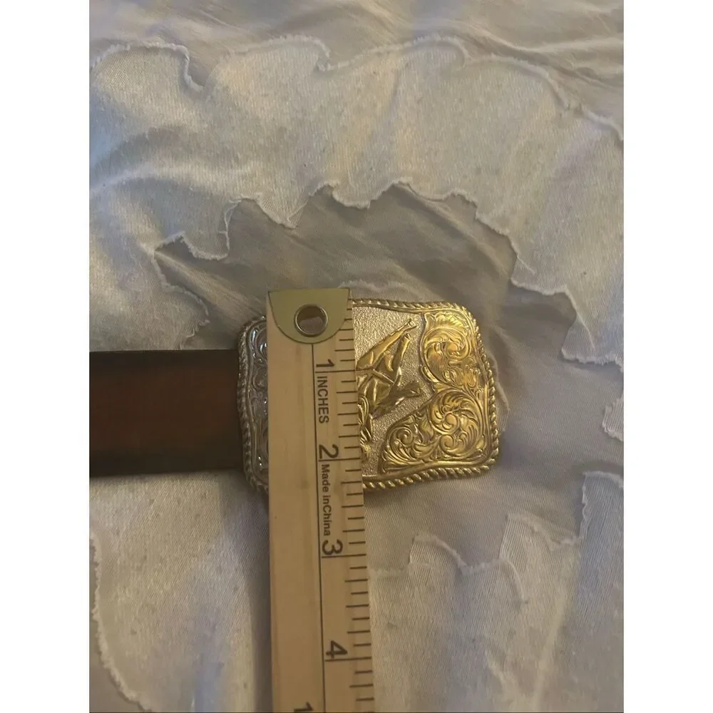 Leegin Leather Western Belt Brown - Picture 6 of 14
